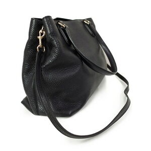 Gucci Tote Working SOHO Shoulder 2way Bag Leather Black
